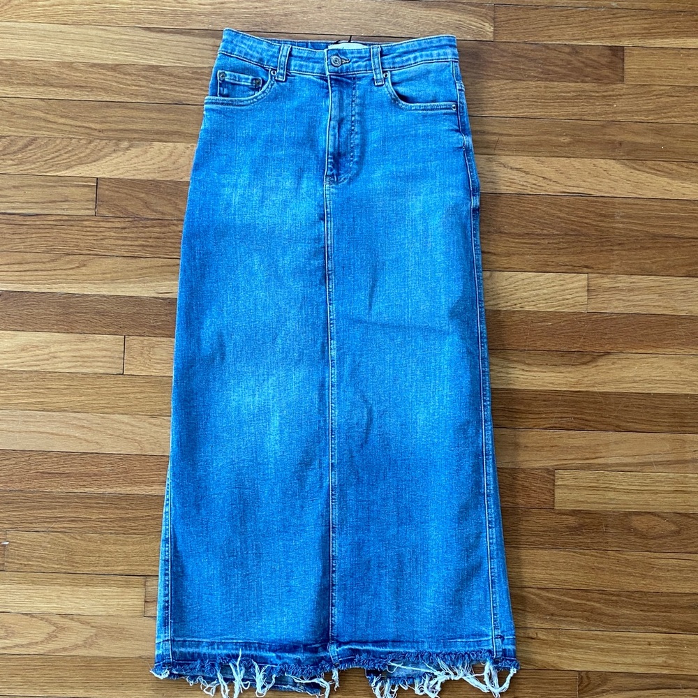 Zara Classic Blue Pencil Skirt